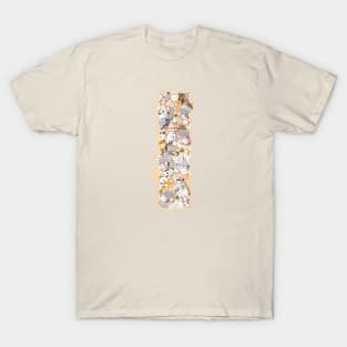 cat letter  I (the cat forms the letter I) T-Shirt
